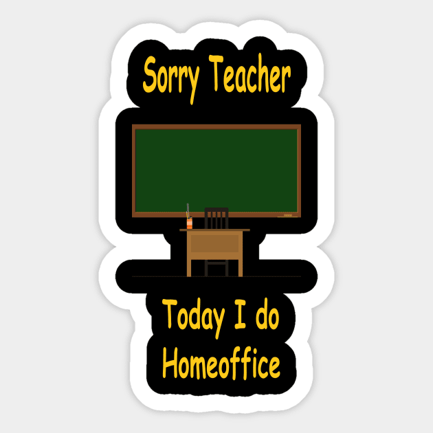 Sorry Teacher Sticker by NT85